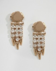 Серьги с камнями ASOS - Прозрачный