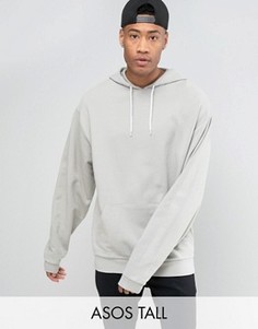 Oversize-худи с супердлинными рукавами ASOS TALL - Бежевый
