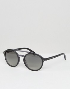 Круглые солнцезащитные очки с планкой Marc By Marc Jacobs - Черный