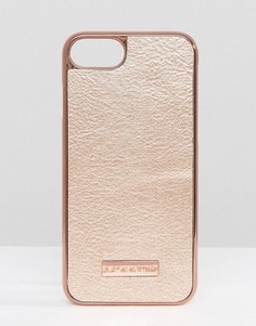 Полиуретановый чехол для iPhone 7 цвета розового золота Skinnydip - Медный
