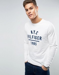 Лонгслив с логотипом Tommy Hilfiger Pando 1985 - Белый