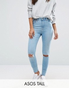 Джинсы скинни ASOS TALL Ridley - Синий