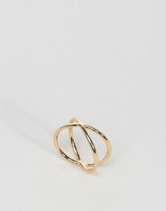 Двойное кольцо ASOS - Золотой
