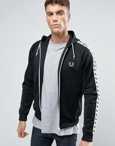 Черная спортивная куртка с капюшоном Fred Perry Sports Authentic - Черный