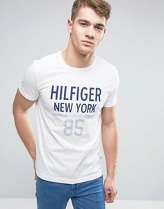 Футболка классического кроя с логотипом Tommy Hilfiger Karl NY - Белый