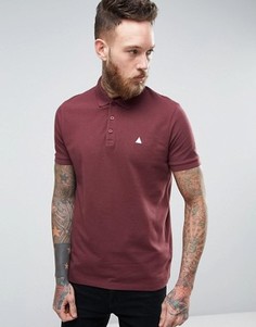 Красная футболка-поло из пике с логотипом ASOS - Красный