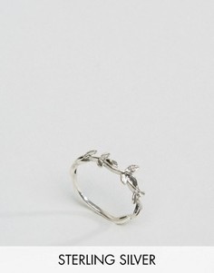 Серебряное кольцо в виде лозы с листьями Kingsley Ryan - Серебряный