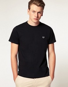 Черная футболка с круглым вырезом Fred Perry - Черный