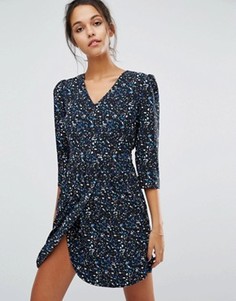 Платье с принтом Suncoo - Черный