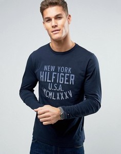 Лонгслив с логотипом Tommy Hilfiger Wyatt - Темно-синий