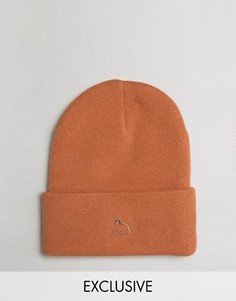 Оранжевая шапка-бини Puma Archive No 1 эксклюзивно для ASOS 02142801 - Оранжевый