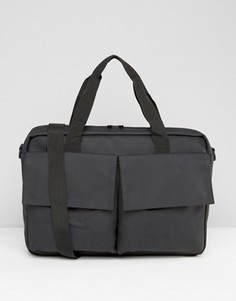 Черная сумка-портфель Rains Pace - Черный