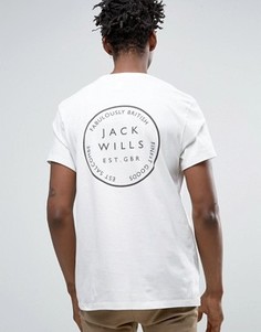 Футболка с принтом Jack Wills Westmore - Серый