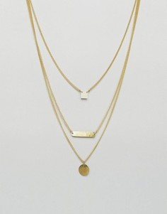 Многоярусное ожерелье Made Dainty - Золотой