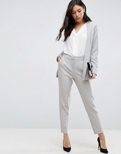 Приталенные брюки ASOS Premium - Серый