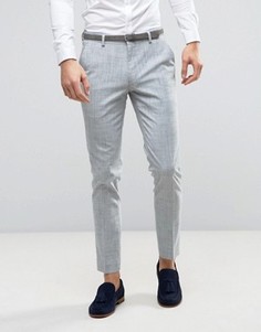 Зауженные брюки ASOS WEDDING - Серый