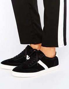 Полосатые кроссовки со шнурками ASOS DELPHINE - Черный
