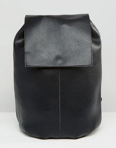 Рюкзак из мягкой ткани без подкладки ASOS - Черный