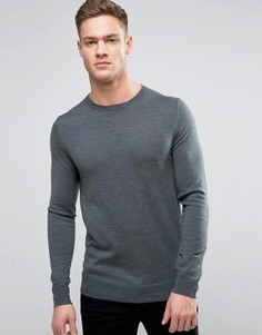 Джемпер с круглым вырезом Jack &amp; Jones Premium - Зеленый