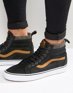 Черные кроссовки Vans Sk8-Hi MTE V00XH4JTF - Черный