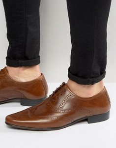 Светло-коричневые оксфордские туфли-броги ASOS - Рыжий
