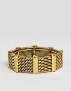 Массивный браслет DesignB - Золотой