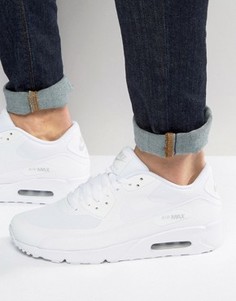 Белые кроссовки Nike Air Max 90 Ultra 2.0 875695-101 - Белый