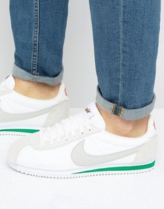 Белые кроссовки-премиум Nike Cortez 876873-100 - Белый