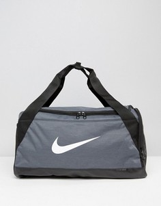 Серая маленькая сумка Nike Brasilia BA5335-064 - Серый