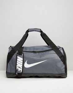 Серая сумка Nike Medium Brasilia BA5334-064 - Серый