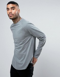 Oversize-лонгслив с рукавами реглан ASOS - Зеленый
