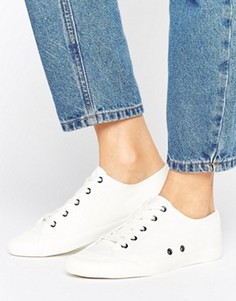 Кроссовки на шнуровке ASOS DAISY CHAIN - Бежевый