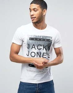 Футболка с принтом Jack &amp; Jones - Белый