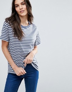 Свободная футболка в полоску ASOS - Мульти
