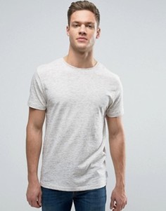 Меланжевая футболка Bellfield - Белый