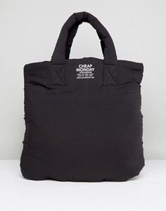 Уплотненная сумка-шоппер Cheap Monday - Черный
