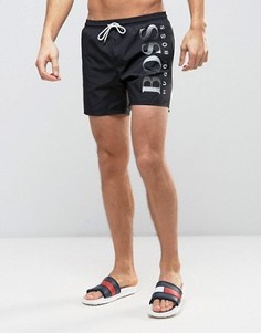 Черные шорты для плавания BOSS By Hugo Boss Octopus - Черный