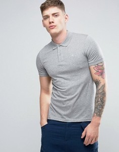 Футболка-поло с вышивкой логотипа на груди Jack &amp; Jones Originals - Серый