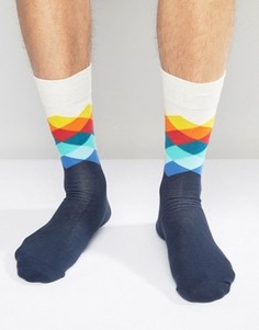 Носки с ромбами Happy Socks - Мульти