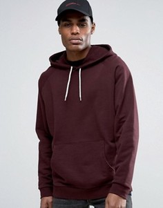 Бордовый oversize-худи ASOS - Красный