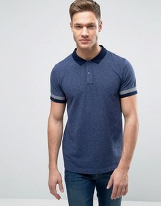 Узкая футболка-поло Esprit - Темно-синий