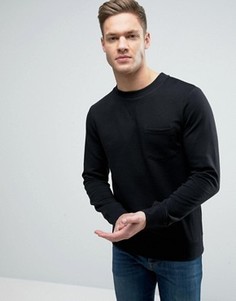 Свитшот с карманом Esprit - Черный