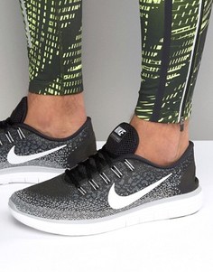Черные кроссовки Nike Running Free Run Distance 827115-010 - Черный
