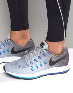 Серые кроссовки Nike Running Air Zoom Pegasus 33 831355-004 - Серый
