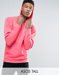 Oversize-худи розового цвета ASOS TALL - Розовый