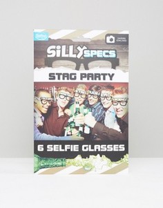 Набор из 6 маскарадных очков для мальчишника - Мульти Gifts