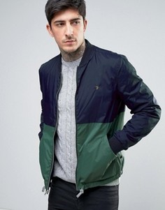 Темно-синий двусторонний 2-цветный бомбер Farah Ripon - Темно-синий