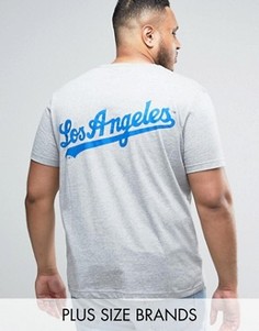 Длинная футболка Majestic PLUS L.A. Dodgers - Серый