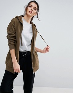 Oversize-худи на молнии ASOS Ultimate - Зеленый