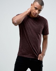 Узкая меланжевая футболка-премиум Jack &amp; Jones - Красный